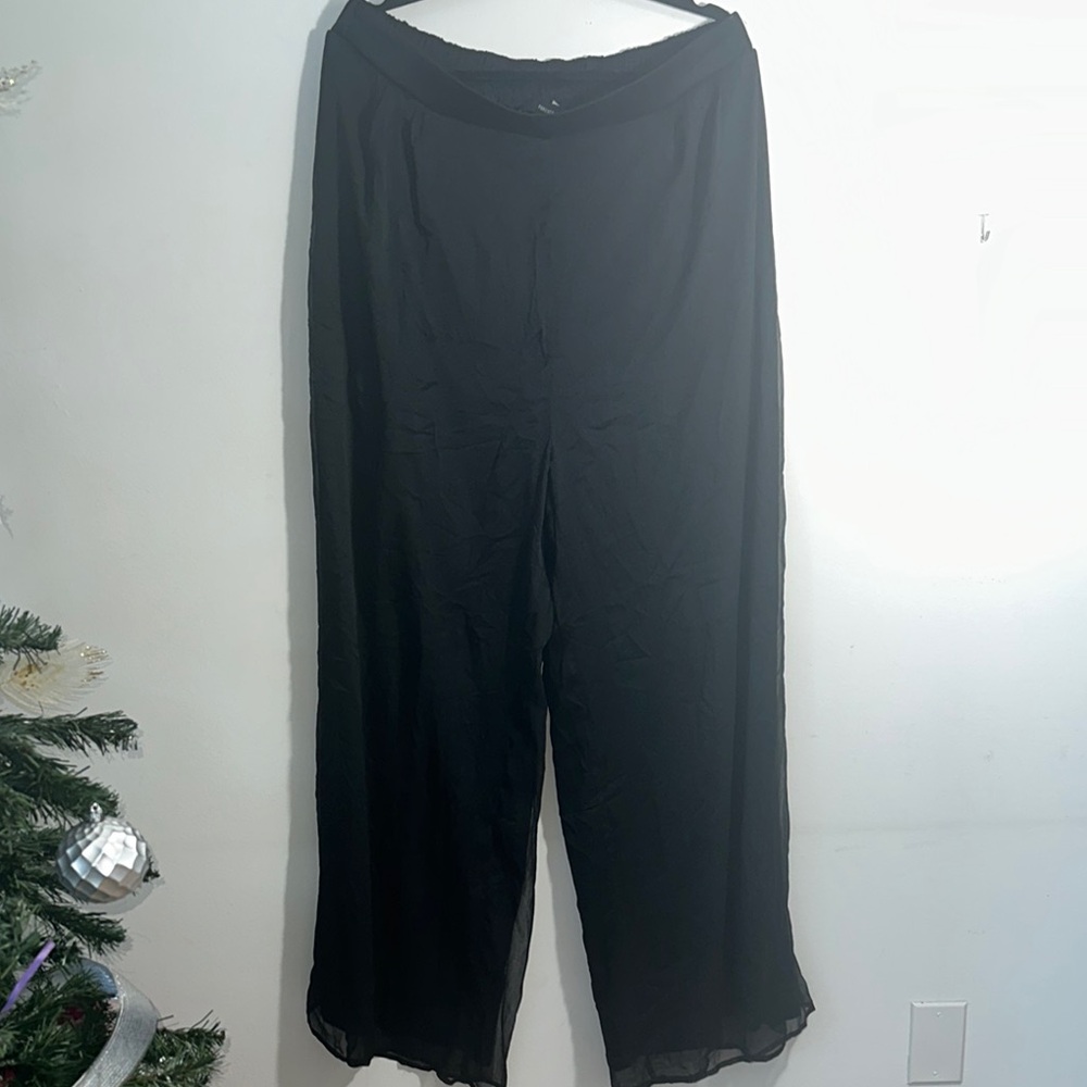 Forever 21-All black trousers - size 1x🖤✔️
